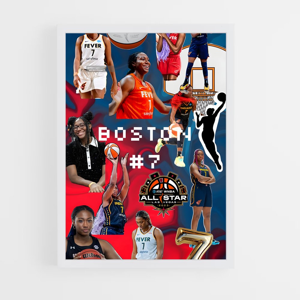 Poster All-Star Aaliyah – affiche Basketball (vue 3)